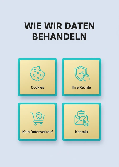 Wie das Trustly-Casino-Portal Daten behandelt: Cookies, Ihre Rechte, kein Datenverkauf und Kontakt.
